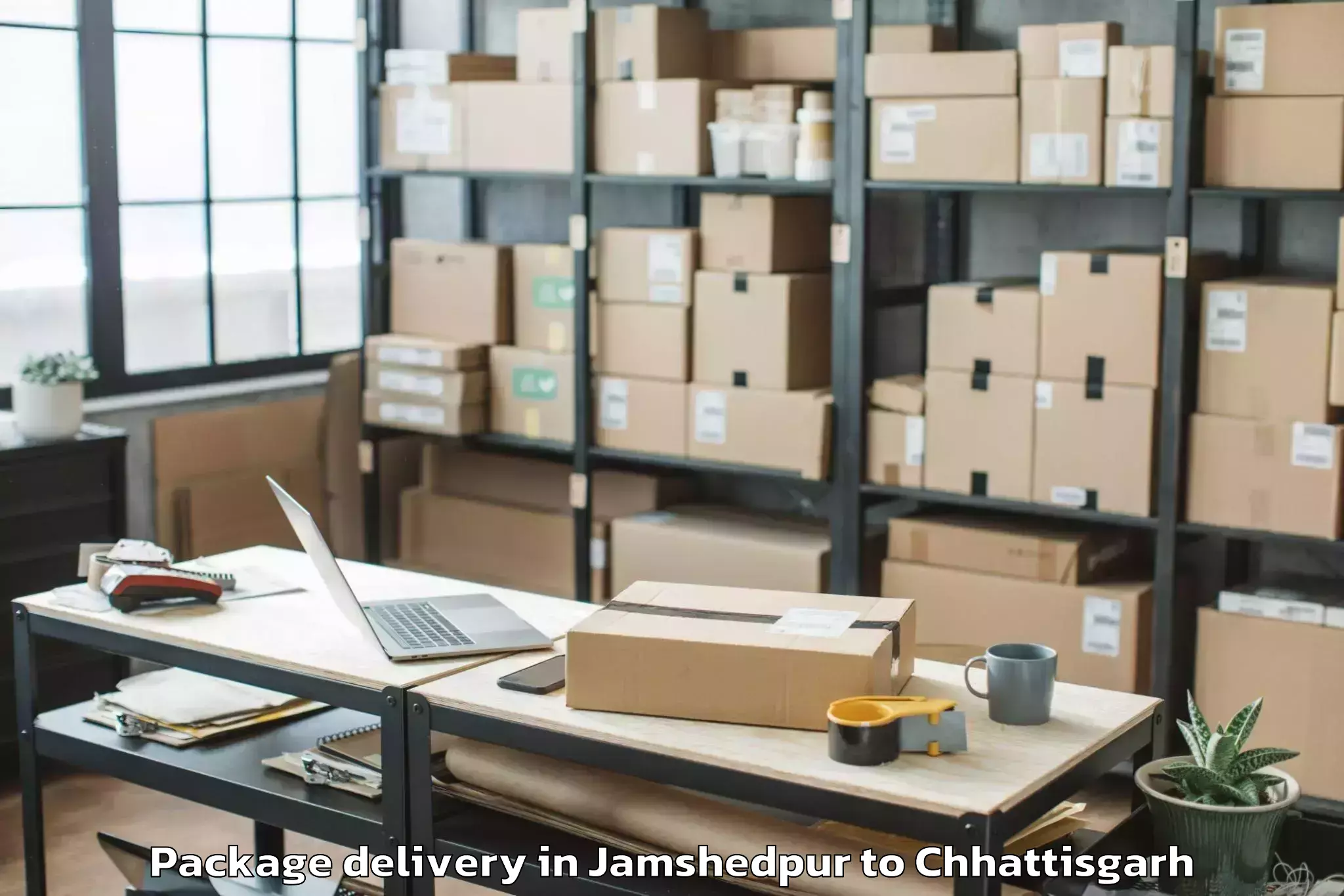 Quality Jamshedpur to Bhanupratappur Package Delivery